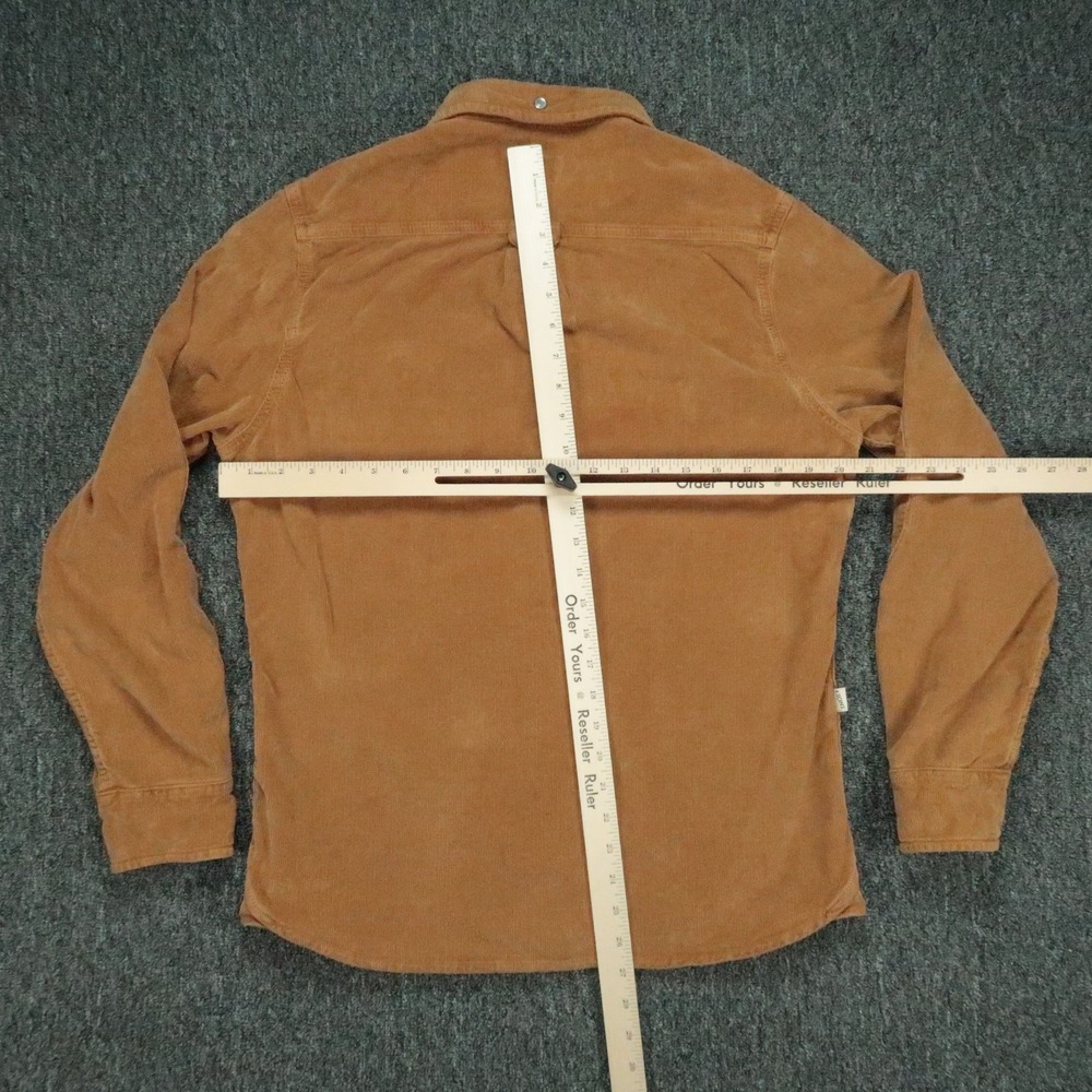 And Sons Shirt Mens Medium Brown Long Sleeve Corduroy Pearl Snap Western - Picture 6 of 9